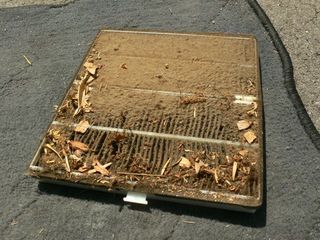 ドクロベェ　エアコンフィルター交換