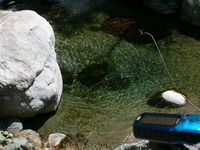別子ラインに沿う川