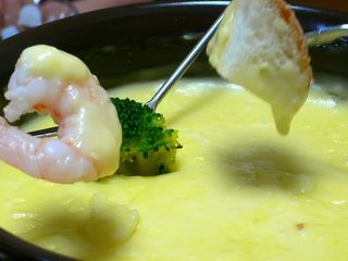 チーズフォンデュ