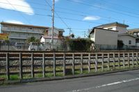青梅線で寸断（羽村の堰方向）