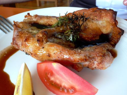 Turnipの鶏肉の香草焼き