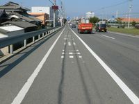 K13の二輪車レーン